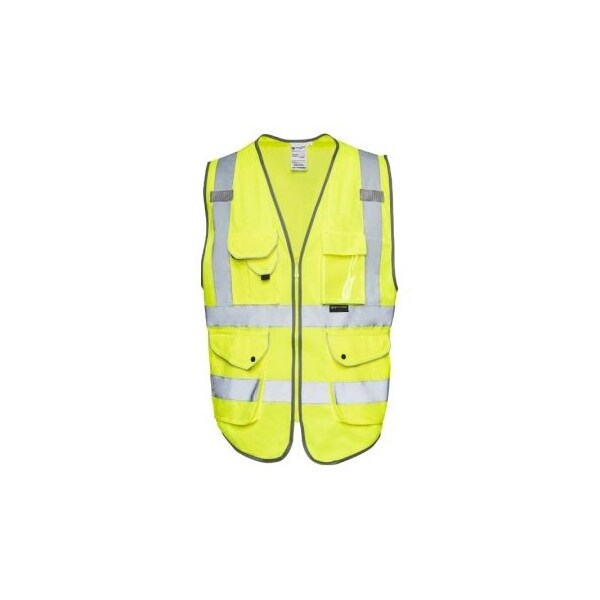 Northmon Safety Hi-Vis Safety Vest 2XL Class 2 9 Pockets NM-SV-100-YW-2XL - main